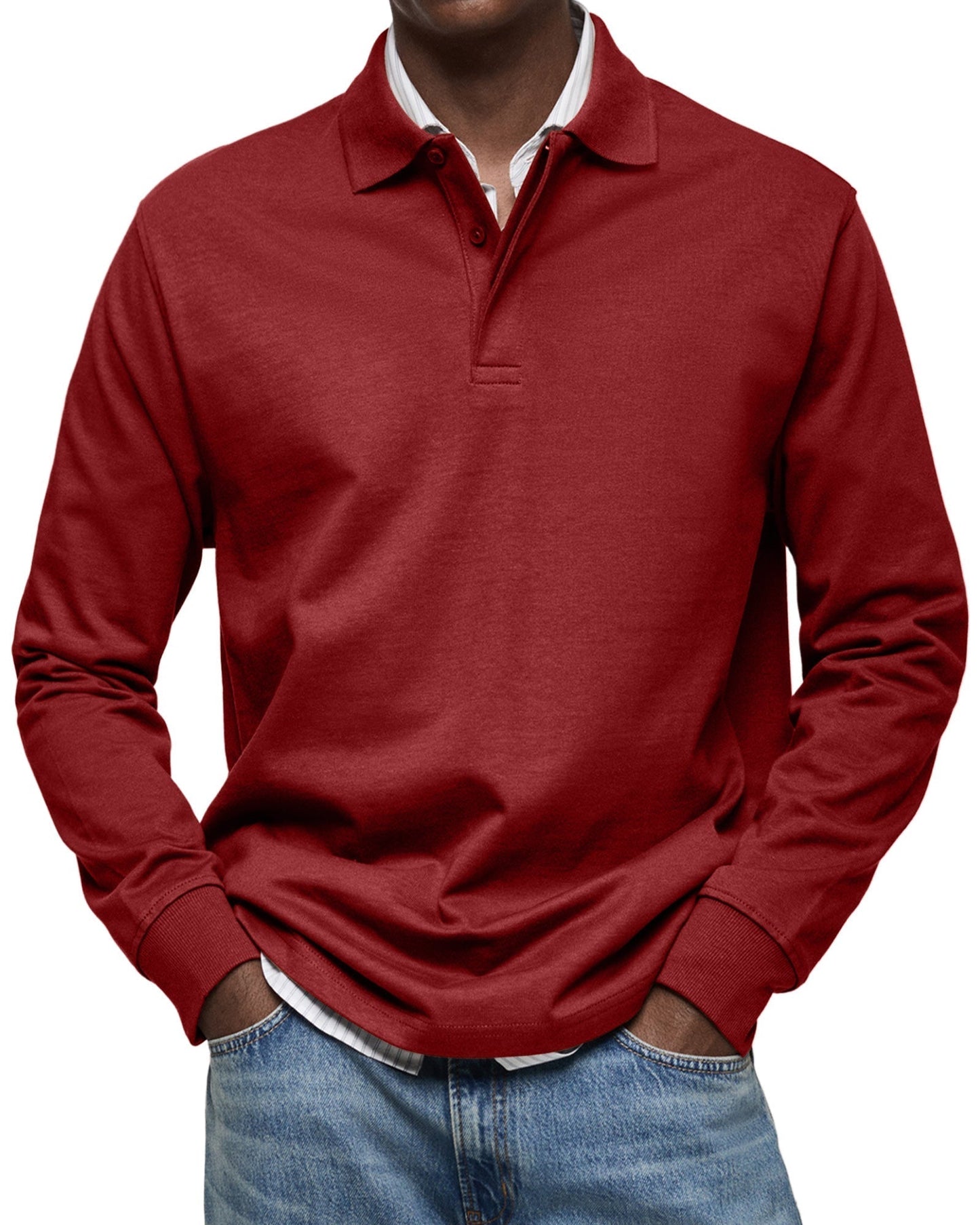 Marconelli | Luxury Long Sleeve Polo