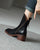 Valorine | Elegant Black Boots with Comfortable Heel