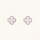 CLOVER | Pink/Silver Earrings