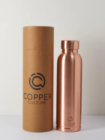 Polished Copper Water Bottle 950ml