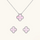 CLOVER | Pink/Silver 2-Bundle