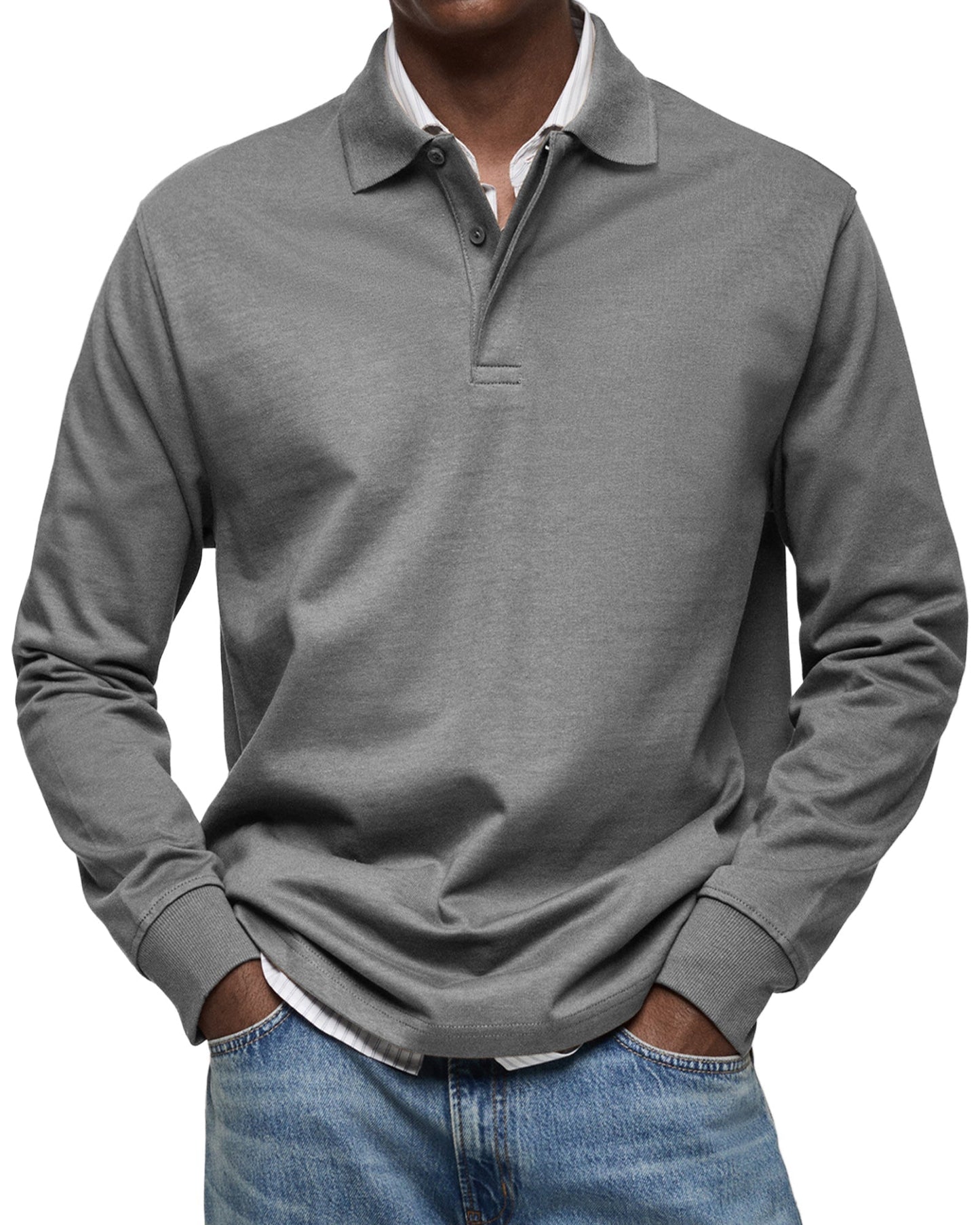 Marconelli | Luxury Long Sleeve Polo