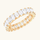 Goldener Kubus-Ring