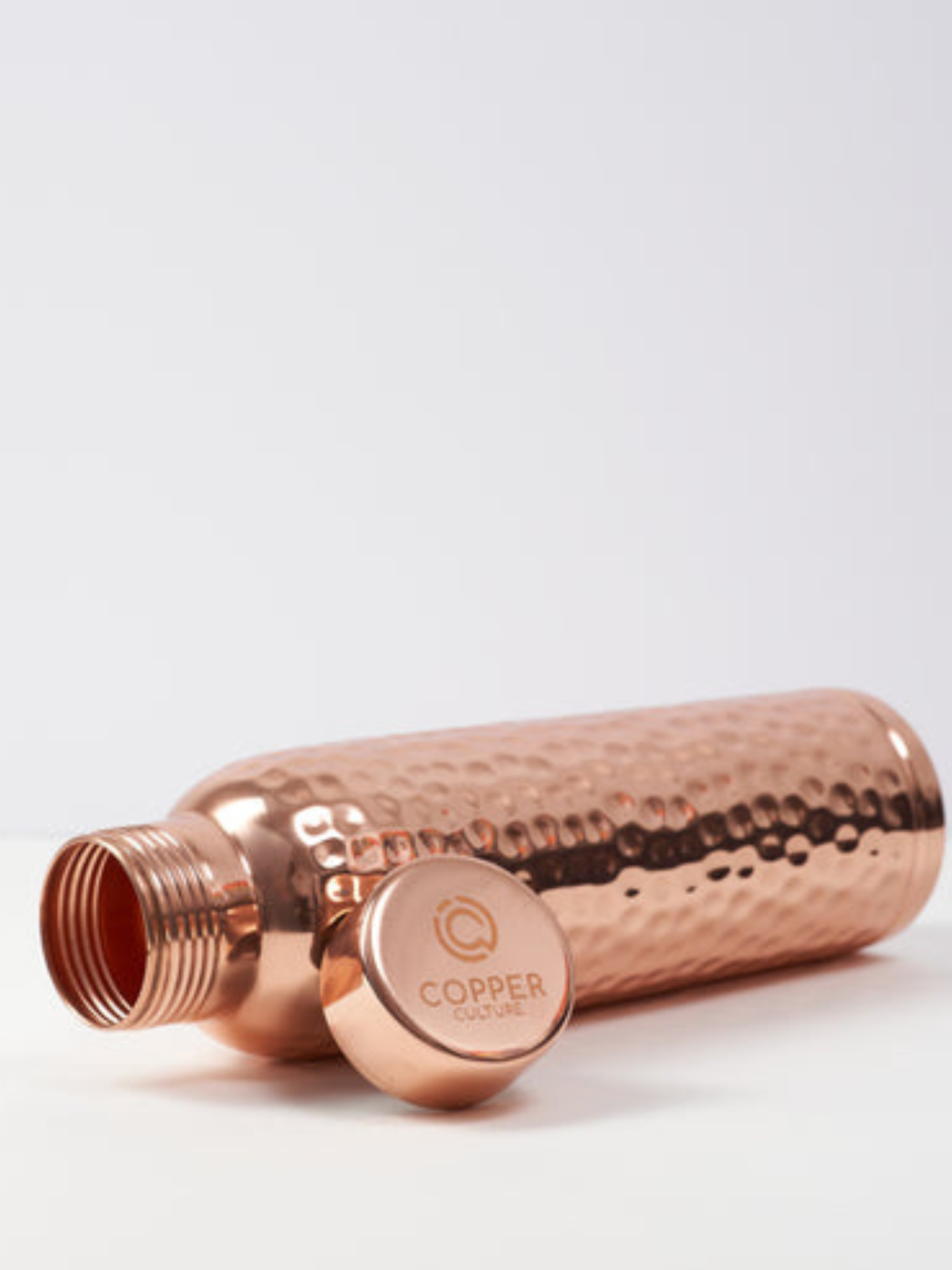 Hammered Pure Copper Water Bottle 950ml