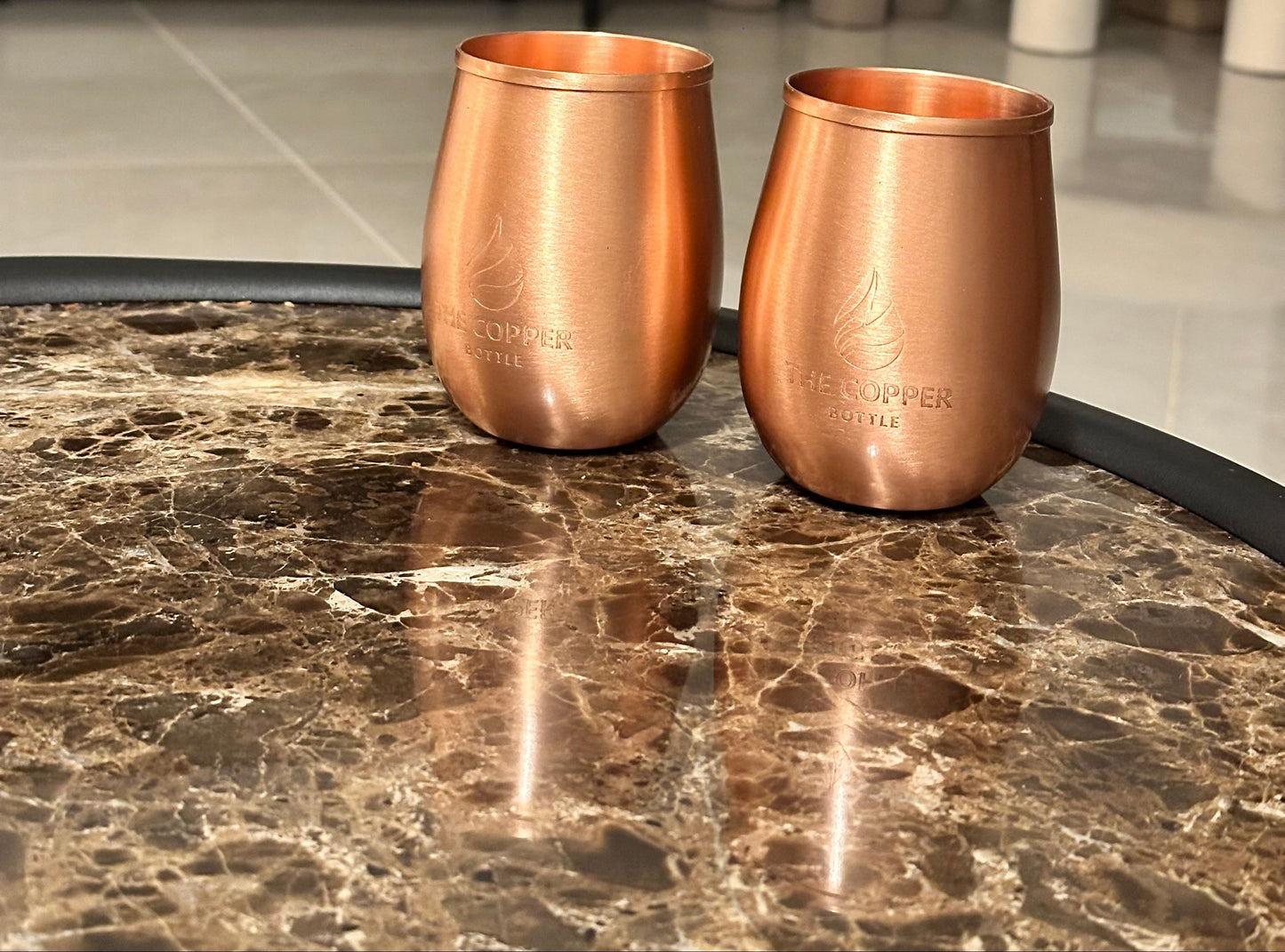 Pure Copper Cups with Lid