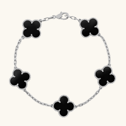 Schwarzes Trinity Armband