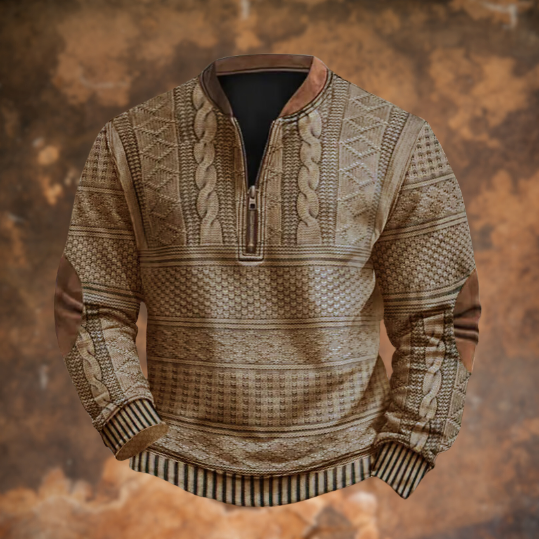 Brooklyn | Knitted Sweater with Zip Detail