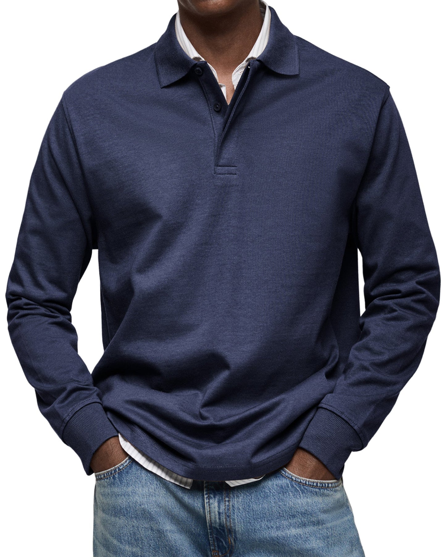 Marconelli | Luxury Long Sleeve Polo