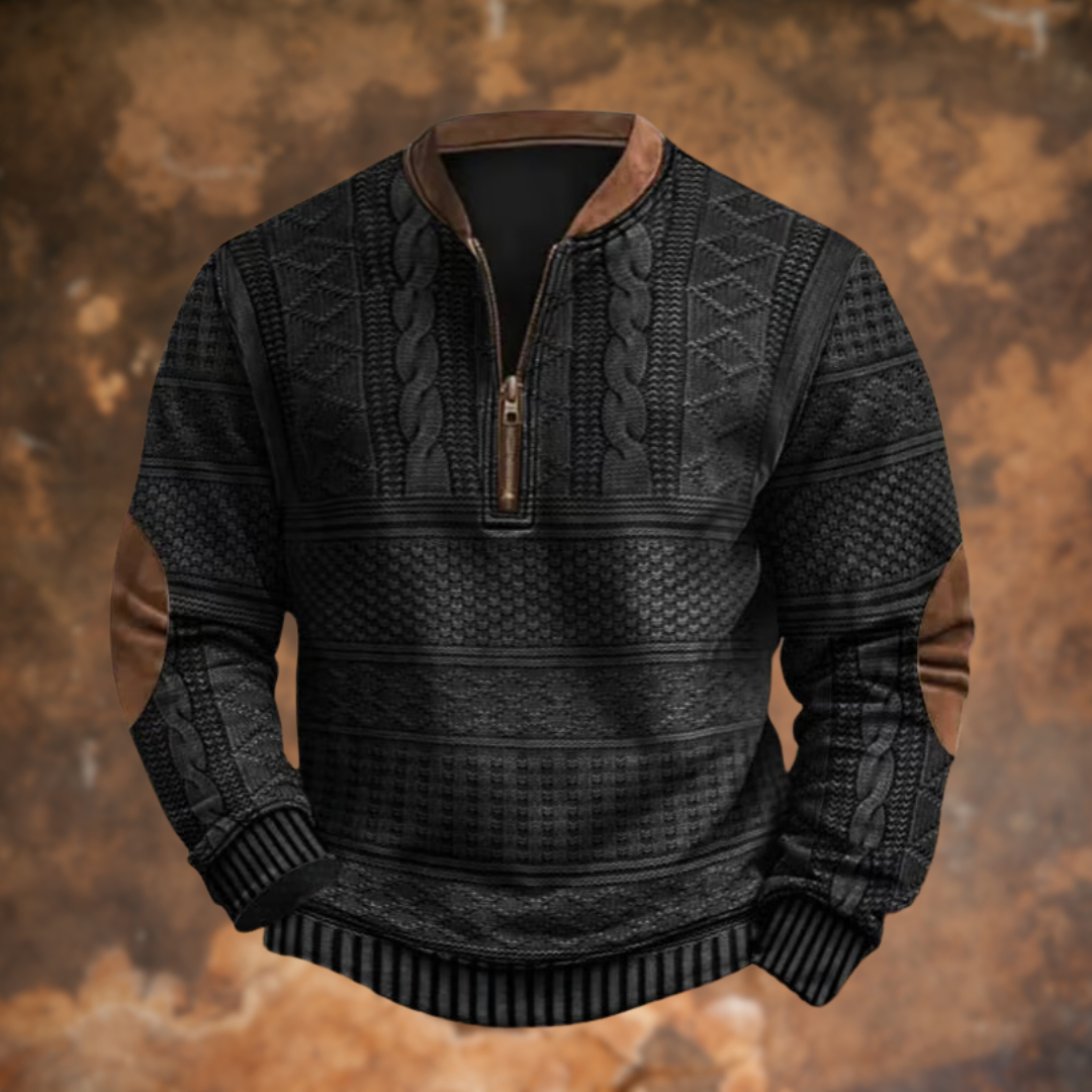 Brooklyn | Knitted Sweater with Zip Detail