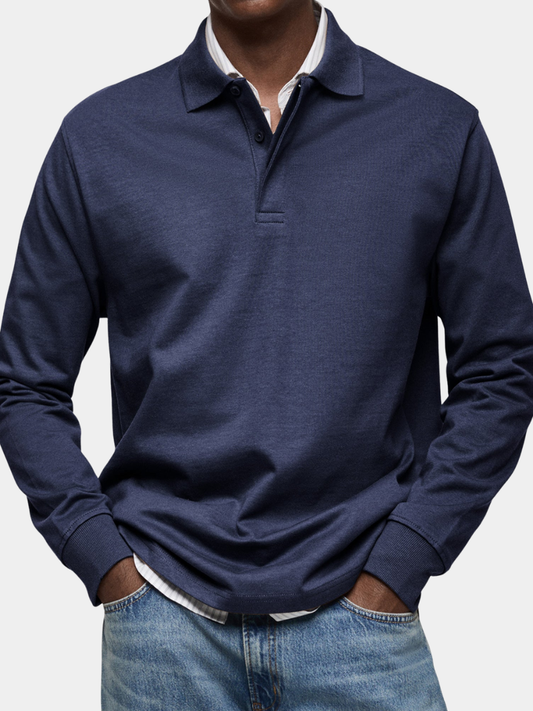 Marconelli | Luxury Long Sleeve Polo