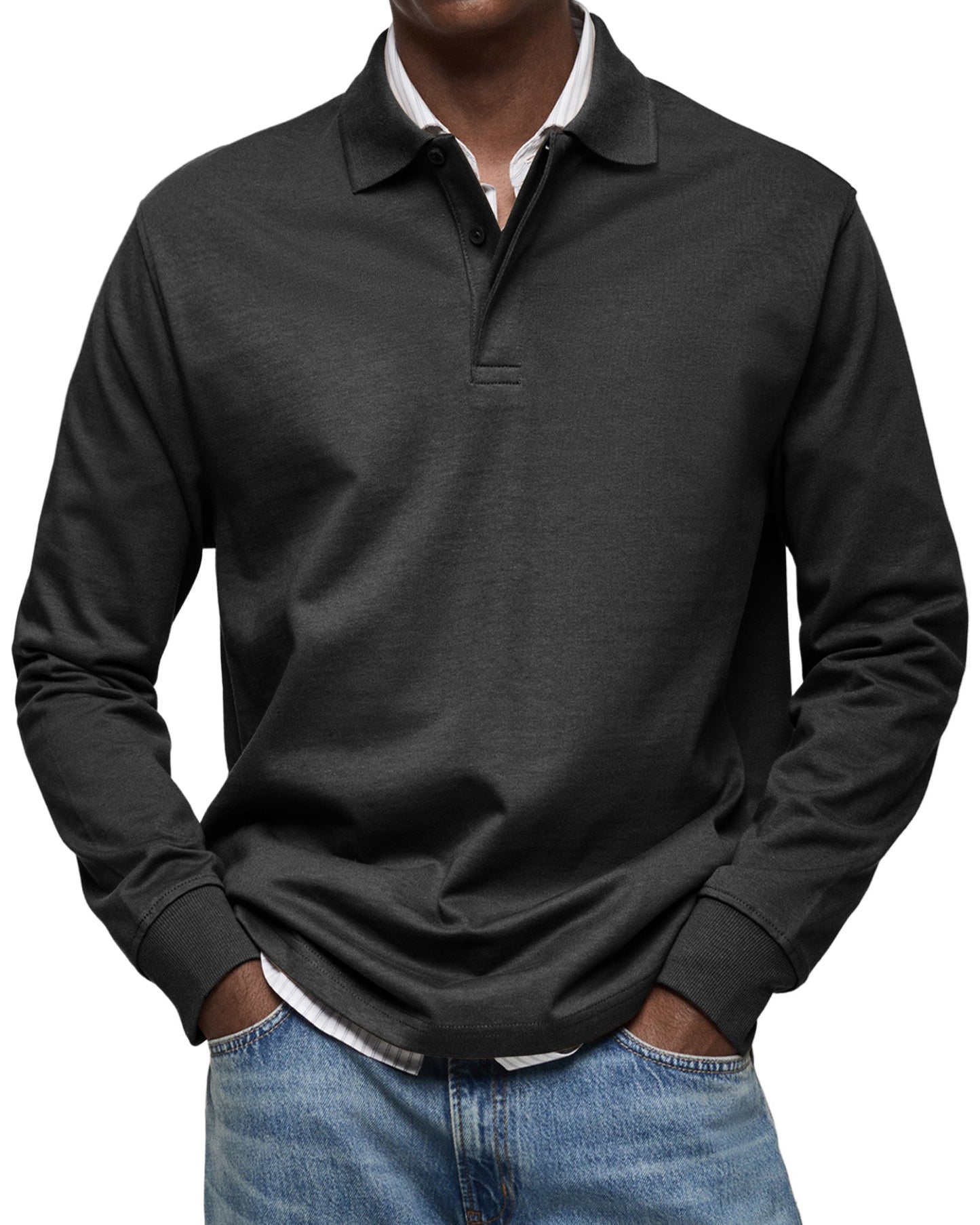 Marconelli | Luxury Long Sleeve Polo
