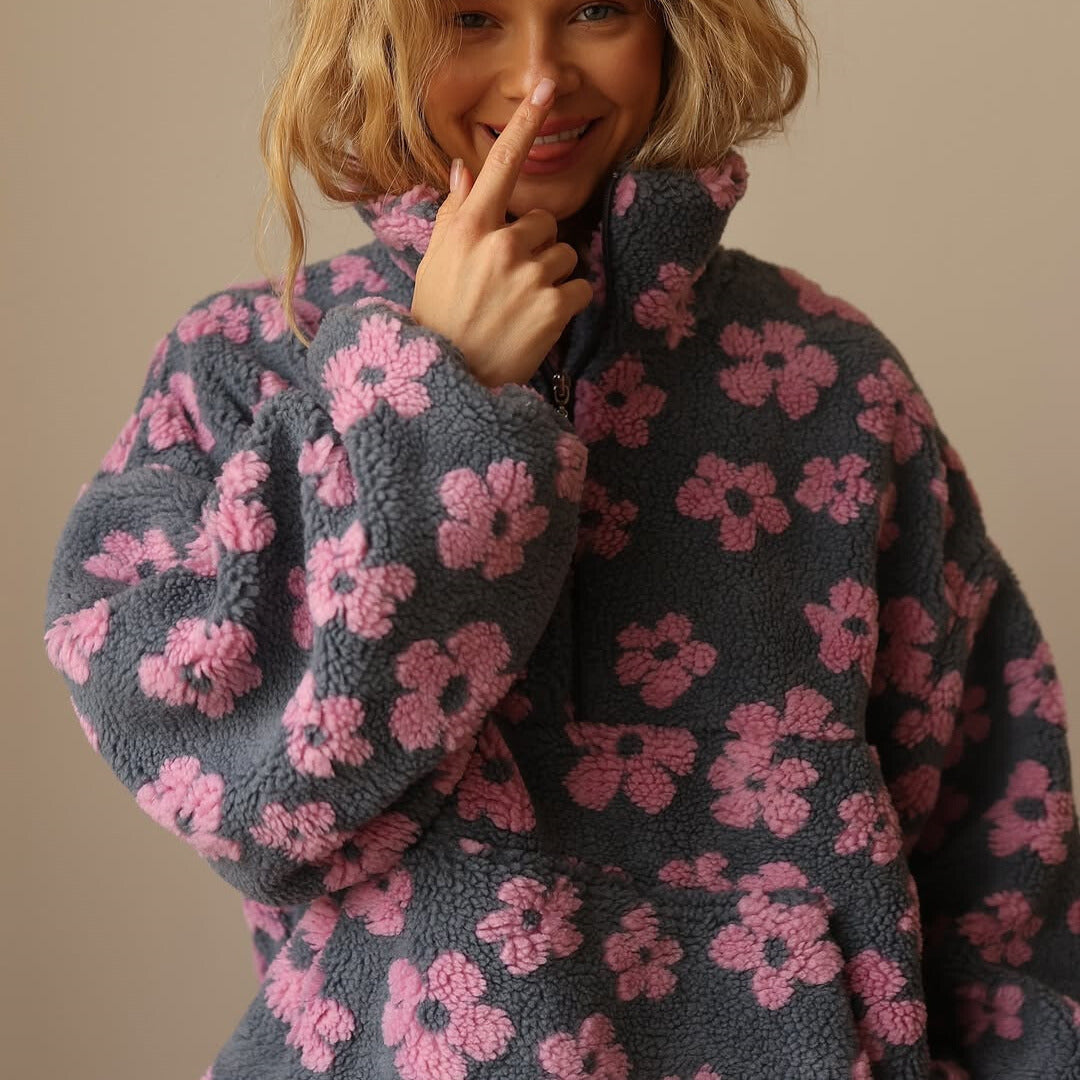 Daisy | Warm Floral Fleece