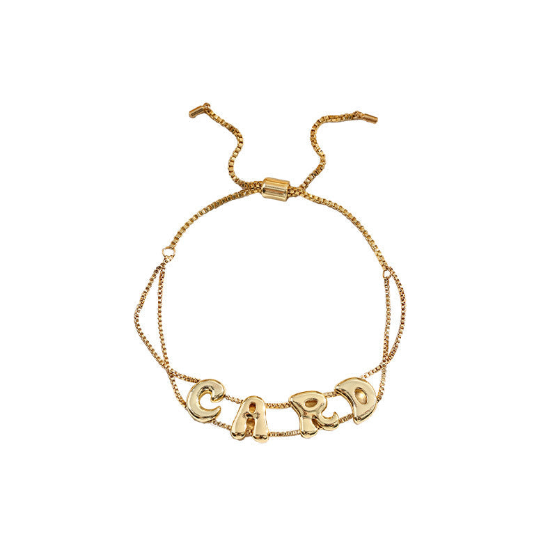 Bubble Name Bracelet