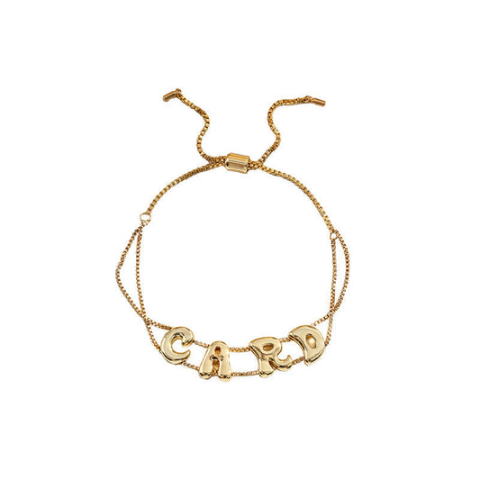 Bubble Name Bracelet