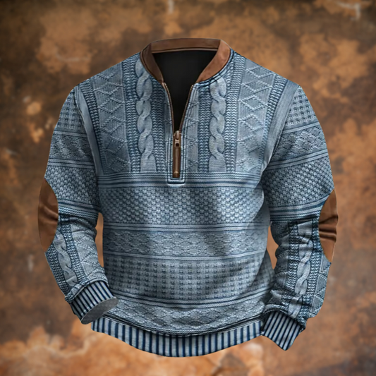 Brooklyn | Knitted Sweater with Zip Detail