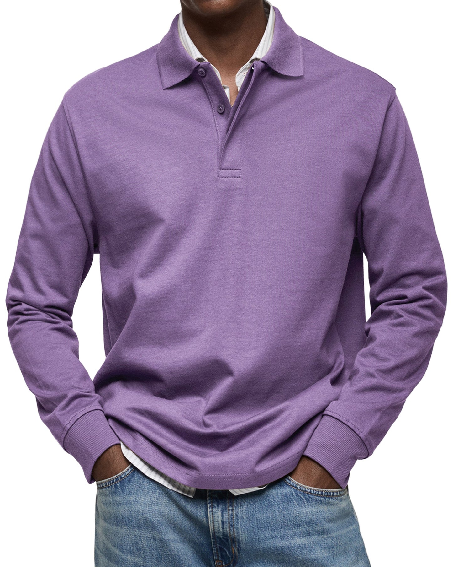 Marconelli | Luxury Long Sleeve Polo