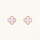 CLOVER | Pink earrings