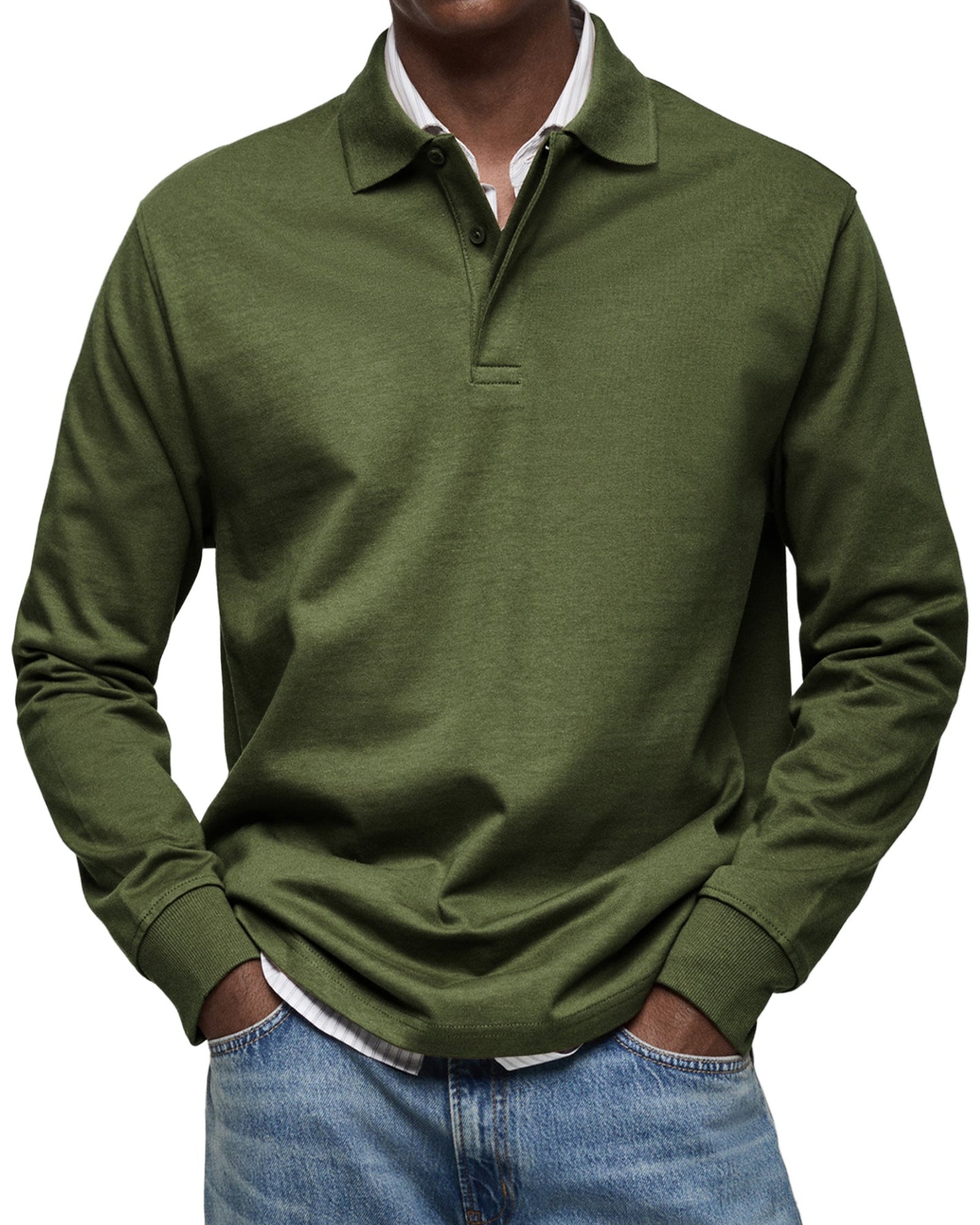 Marconelli | Luxury Long Sleeve Polo