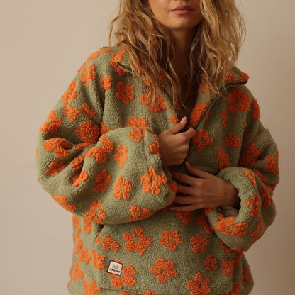 Daisy | Warm Floral Fleece