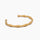 Bamboo Gold Cuff Bracelet