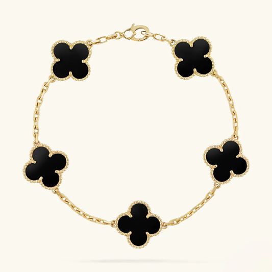 Schwarzes Trinity Armband