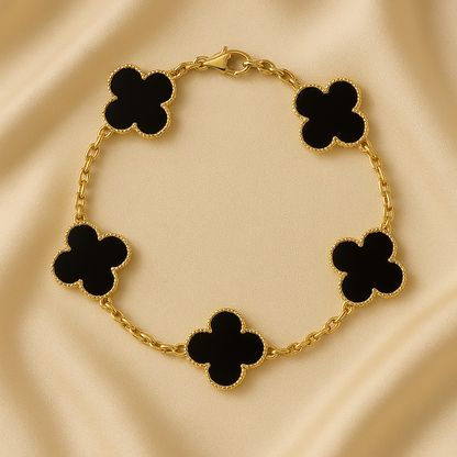 Schwarzes Trinity Armband
