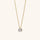 Kyla Gold Solitaire Necklace
