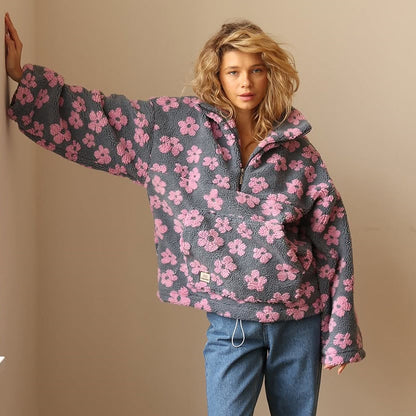 Daisy | Warm Floral Fleece