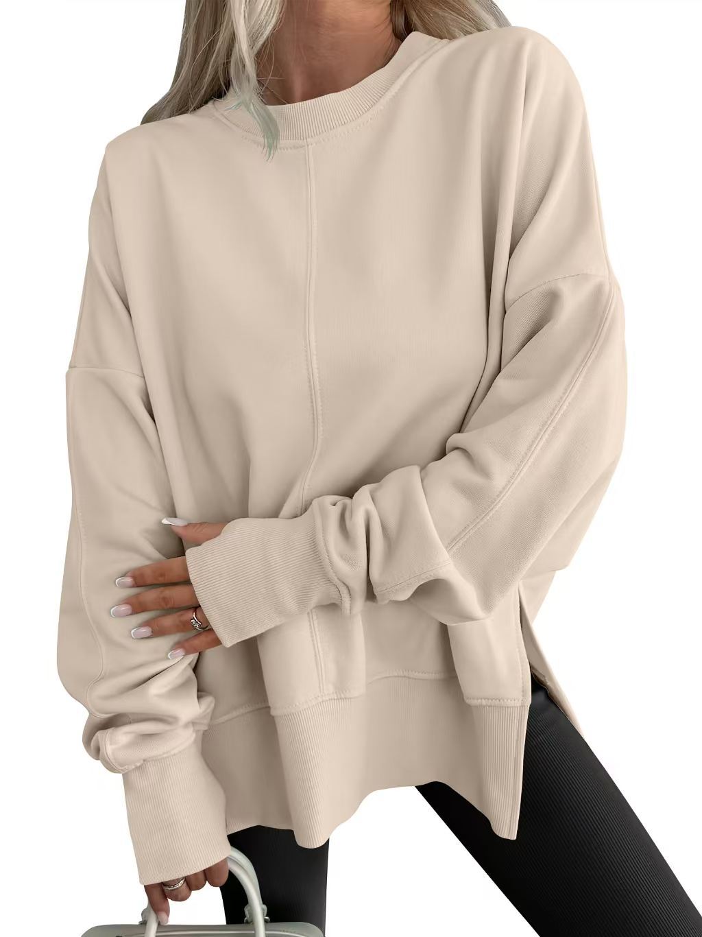 Gwen | Comfy Oversized Long Sleeve Sweatshirt
