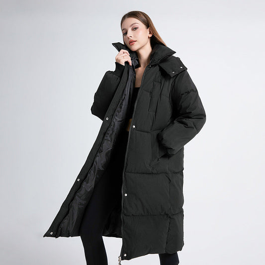 Anna | Classic Hooded Long Puffer Coat