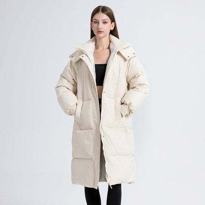 Anna | Classic Hooded Long Puffer Coat