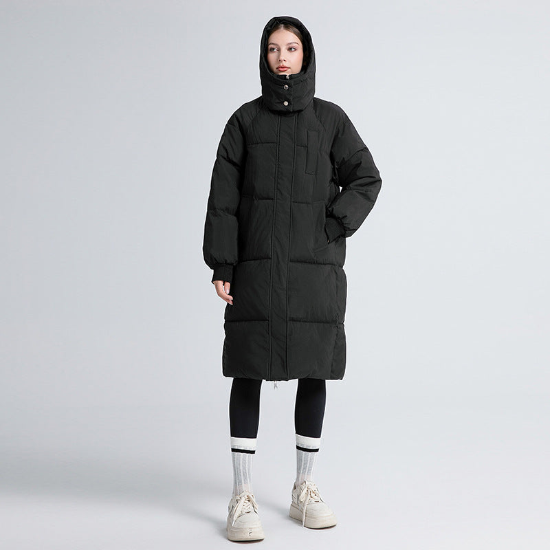 Anna | Classic Hooded Long Puffer Coat