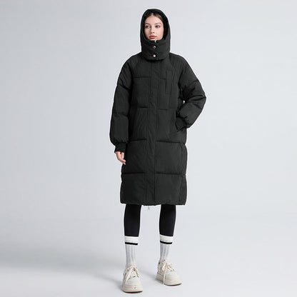 Anna | Classic Hooded Long Puffer Coat