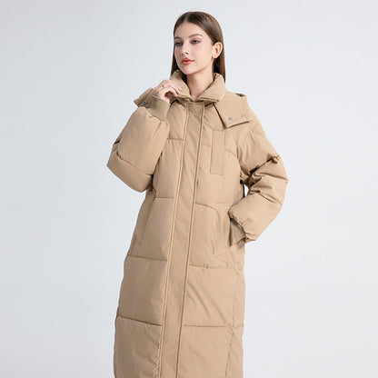 Anna | Classic Hooded Long Puffer Coat
