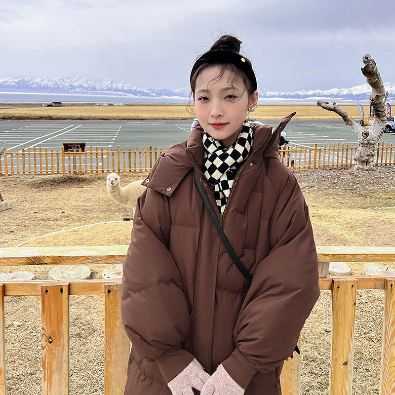 Anna | Classic Hooded Long Puffer Coat