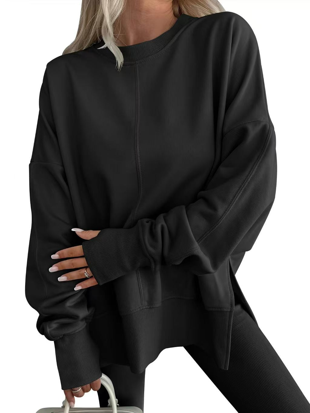 Gwen | Comfy Oversized Long Sleeve Sweatshirt