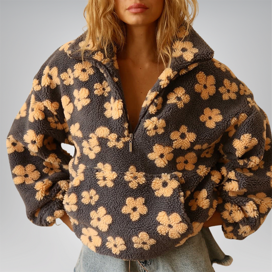 Daisy | Warm Floral Fleece