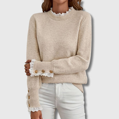 Sofie | Sweater with Lace Details