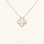 CLOVER | White/Gold Necklace