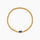 Gold Beaded Birthstone Bracelet