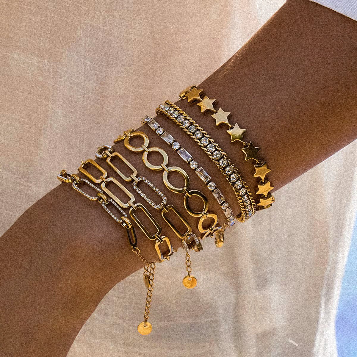 Chunky Paperclip Chain Bracelet