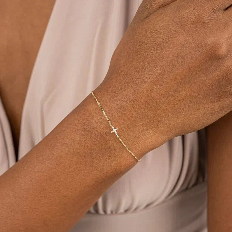 Dainty Cross Bracelet