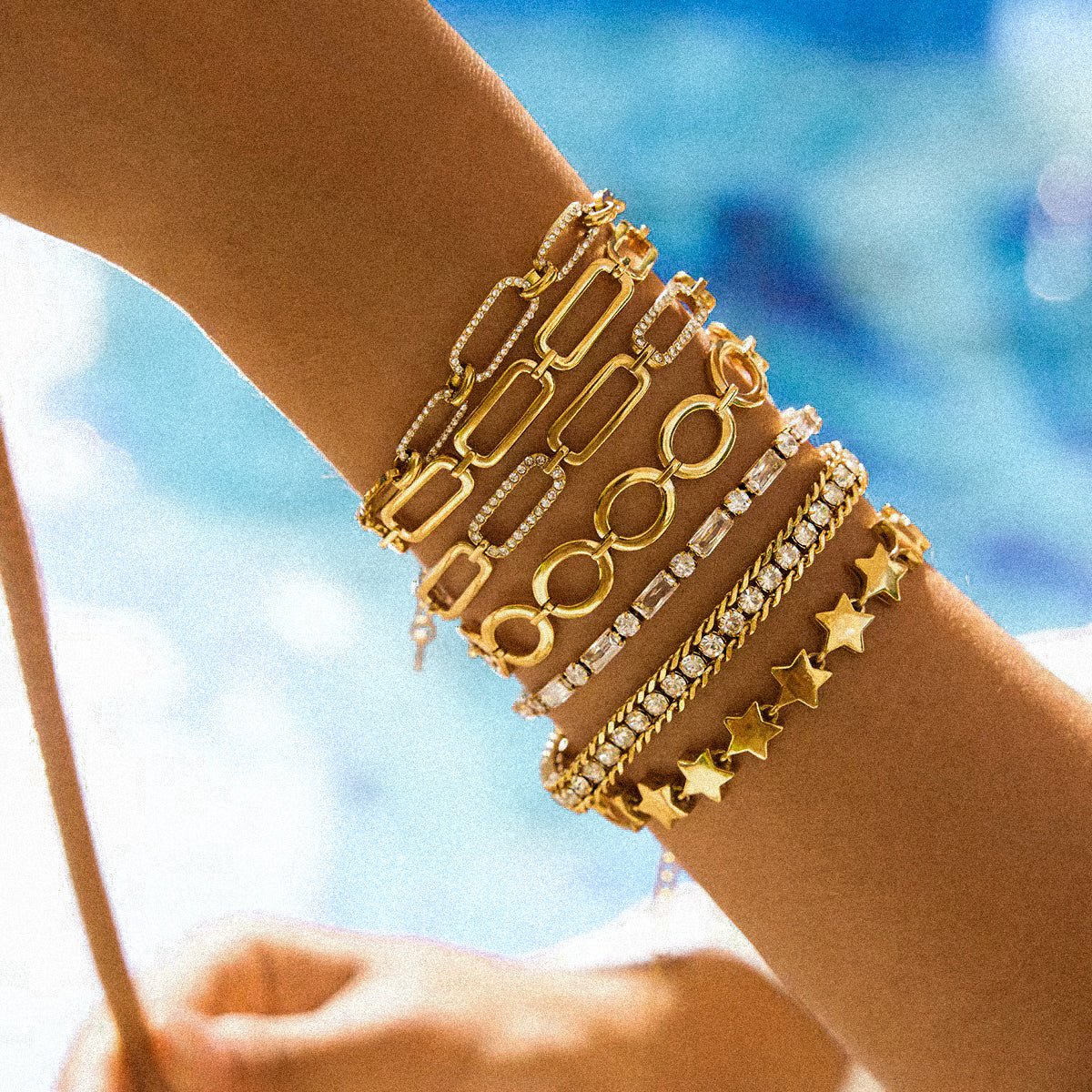 Elevated Paperclip Chain Bracelet