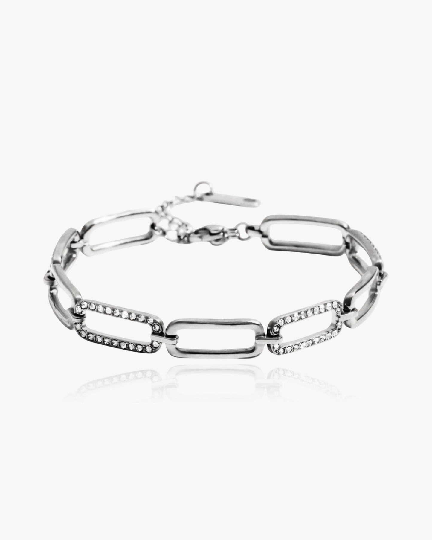 Elevated Paperclip Chain Bracelet