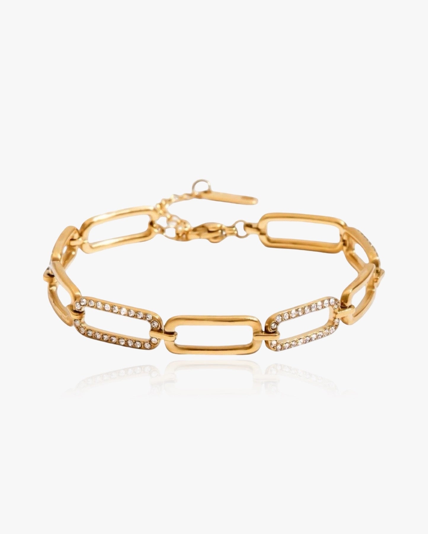 Elevated Paperclip Chain Bracelet