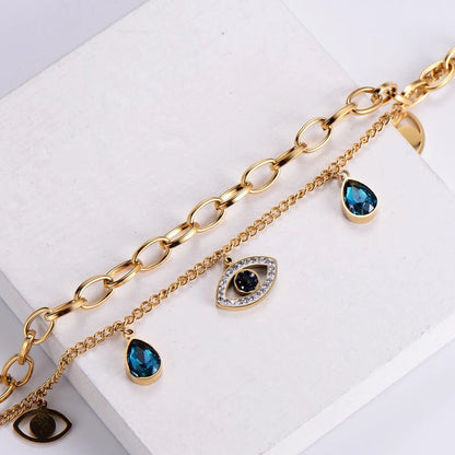 Evil Eye Crystal Bracelet