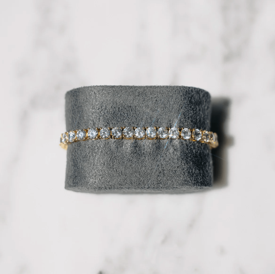 Gold Tennis Bracelet