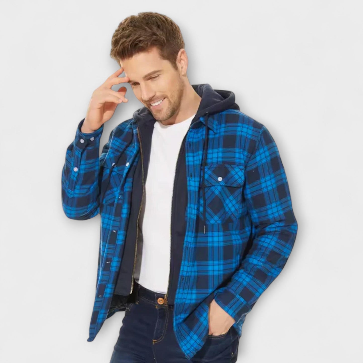 Hunter | Classic Check Hooded Jacket