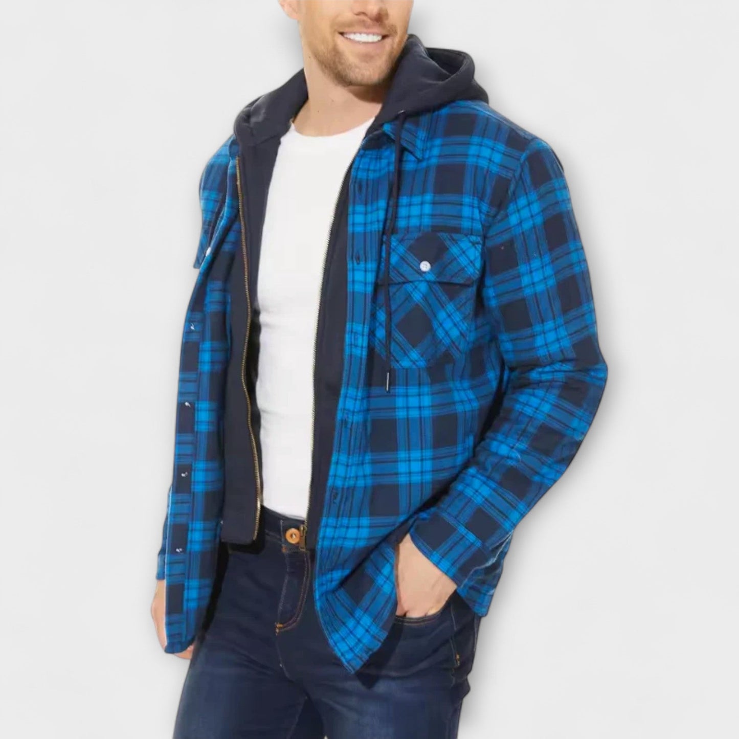 Hunter | Classic Check Hooded Jacket