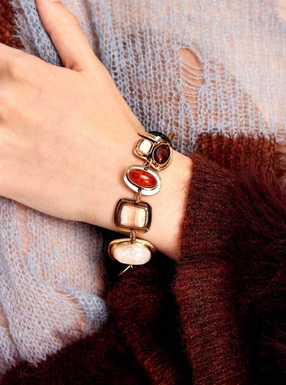 Natural Stone Boho Bracelet